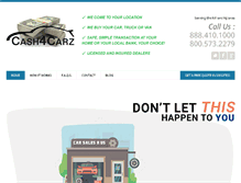 Tablet Screenshot of cash4carz.com